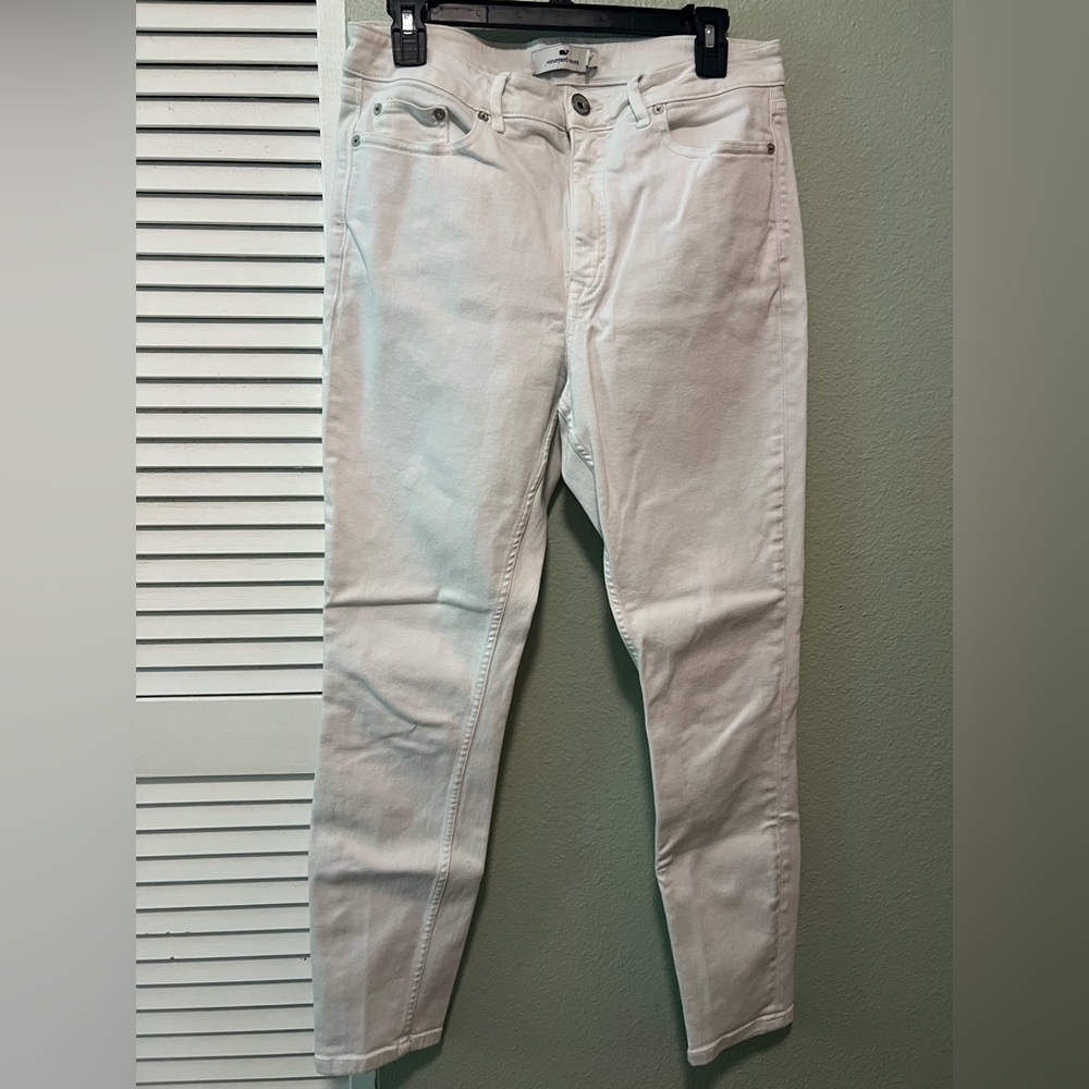 Vineyard Vines Women's Cream Skinny Jeans